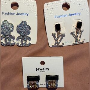 3 pack fashion Earrings Set